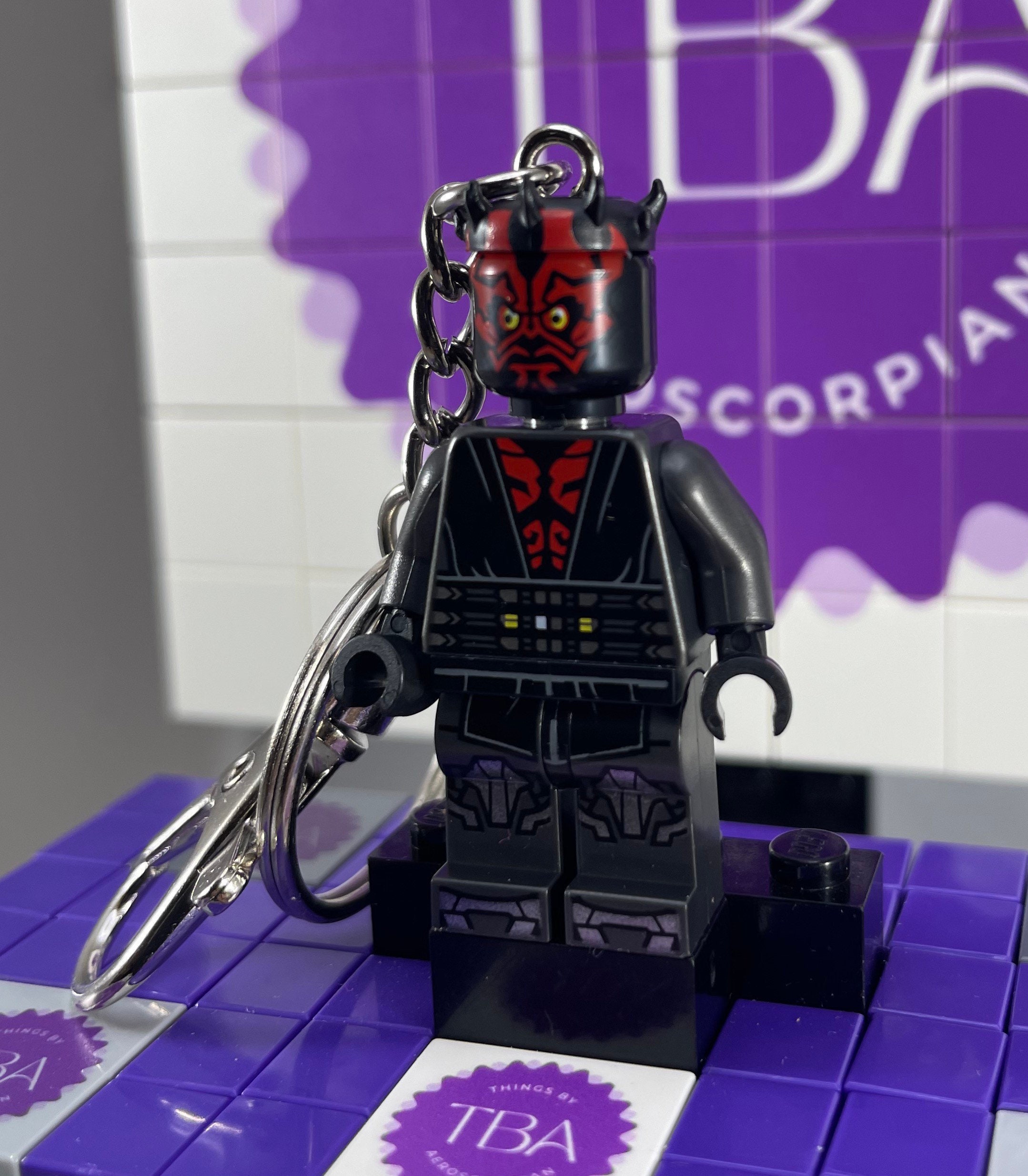 Lego darth maul keychain sale