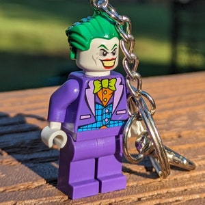 Joker Minifigure Keychain