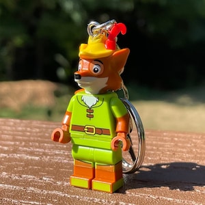 Robin Hood Minifigure Keychain