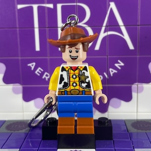 Woody minifigure keychain