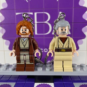 Obi-Wan Kenobi minifigure keychain