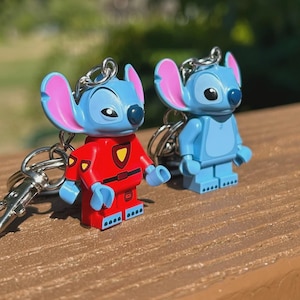 Stitch Minifigure Keychain
