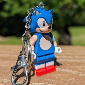 Sonic the Hedgehog minifigure keychain
