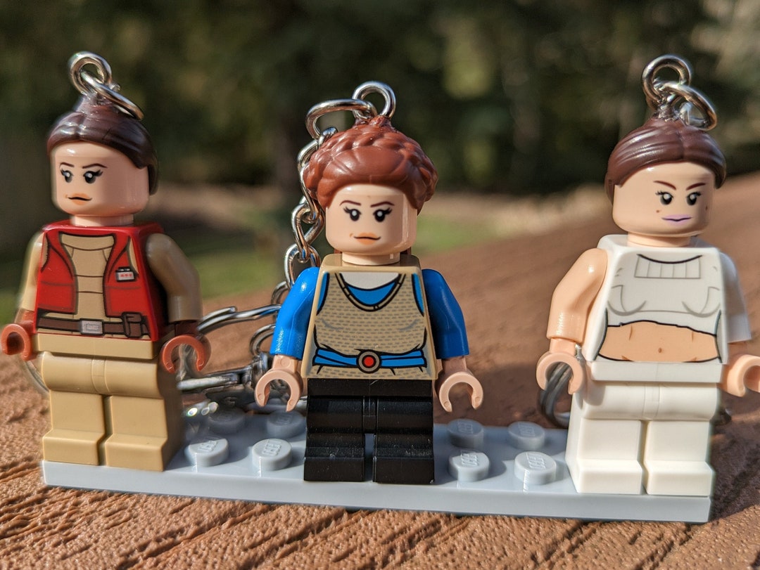 Padme Minifigure Keychain Etsy