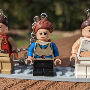 Padmé Amidala Minifigure Keychain, multiple options