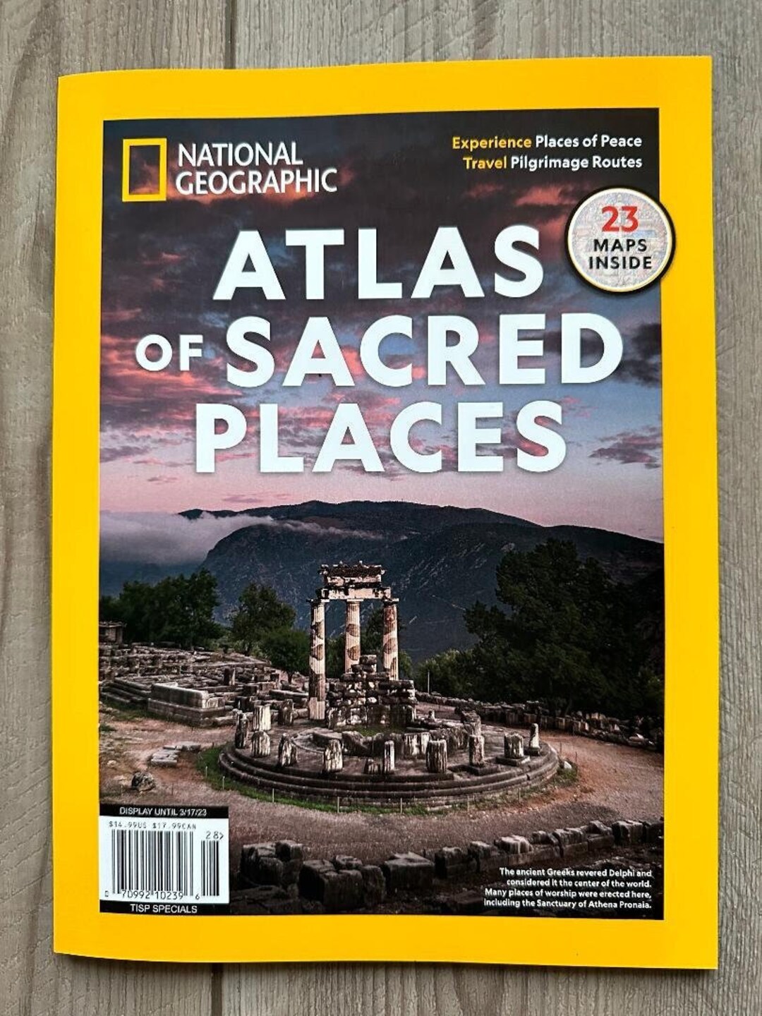 2022 ATLAS of SACRED PLACES National Geographic Magazine Etsy