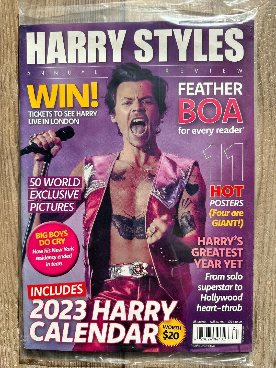 2023 Harry Styles Includes Calendar 50 World Exclusive - Etsy