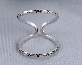 Silver Arthritis Ring, Splint Arthritis Ring, Adjustable Ring For Women, Splint knuckle Ring, Swan Neck Splint For PIP OR DIP Joint,
