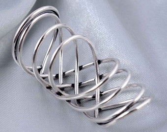 Vollfinger Arthritis Ring, 925 Sterling Silber Ring, einfache Schiene Ring für Frauen, Schiene Arthritis Ring, handgemachter Ring, Midi-Fing