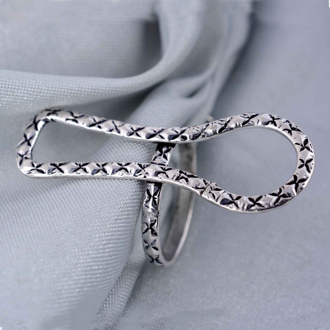 Trigger Rings Trigger Silver Ring, Sterling Silver Trigger Ring, Full Finger Trigger ...