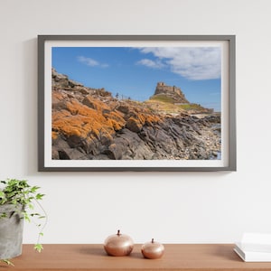 Lindisfarne Castle - Landscape Print - Northumbria - Holy Island Print (C027)