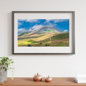 Path to Pen-y-Ghent - Landscape Print - Yorkshire Three Peaks Art (A047)