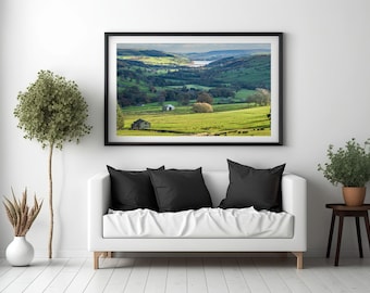 Nidderdale Yorkshire Dales Wall Art – Gouthwaite Reservoir Print – Landscape Photography – Yorkshire Decor – Printable Download