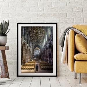 Chester Cathedral Sunbeams Print - Chester Print (C002)