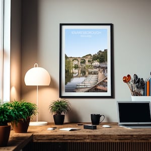 Knaresborough Viaduct Poster Art - Yorkshire Print (P006)
