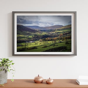 A Nidderdale Landscape - Scar House Reservoir - Yorkshire Dales - Photo Landscape Print (A065)