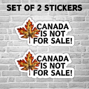 Le Canada n'est pas à vendre | Lot de 2 | Accessoire de fierté canadienne