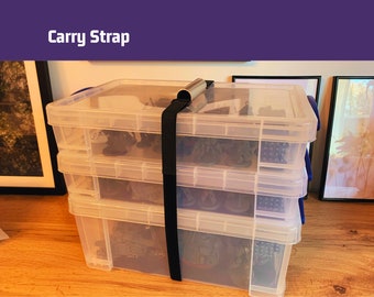 Convenient and Durable Hand Carry Strap for Transport Boxes - Perfect for Miniature transportation and Tournaments