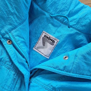 Vintage Schöffel Ski Jacket 90s Outdoor Jacket GoreTex Blue Winter Vintage Jacket 90s Aesthetic L Size