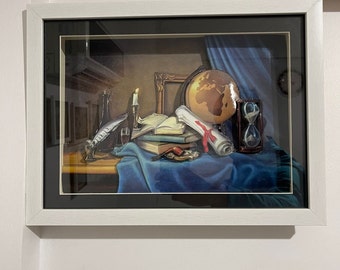 3D Papier Relief Tisch