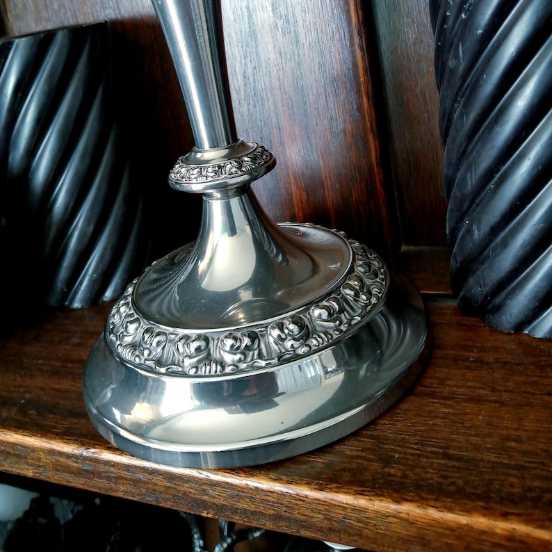 Invocation Crystal Ball, Huge GLASS Modern Scrying Orb on Silver Plated ...