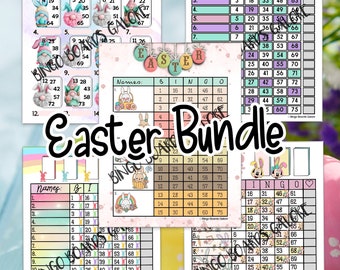 Bingo Board Easter Bundle - 5 STRAIGHT Boards