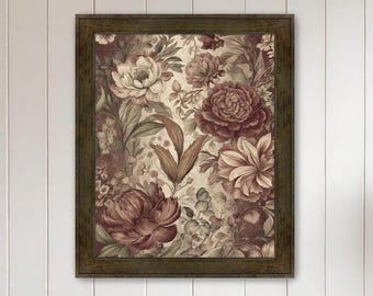 Arte floral vintage para pared, decoración del hogar, lámina botánica, regalo de inauguración, lámina sin marco, William Morris