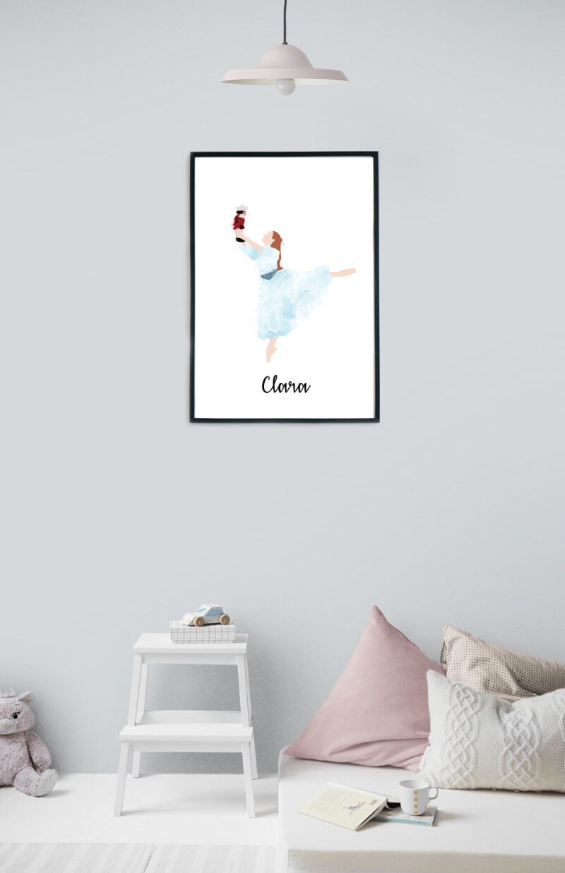 The Bridge Collection Ballerina Ornament - Afroamerikanische Clara Mit Nussknacker