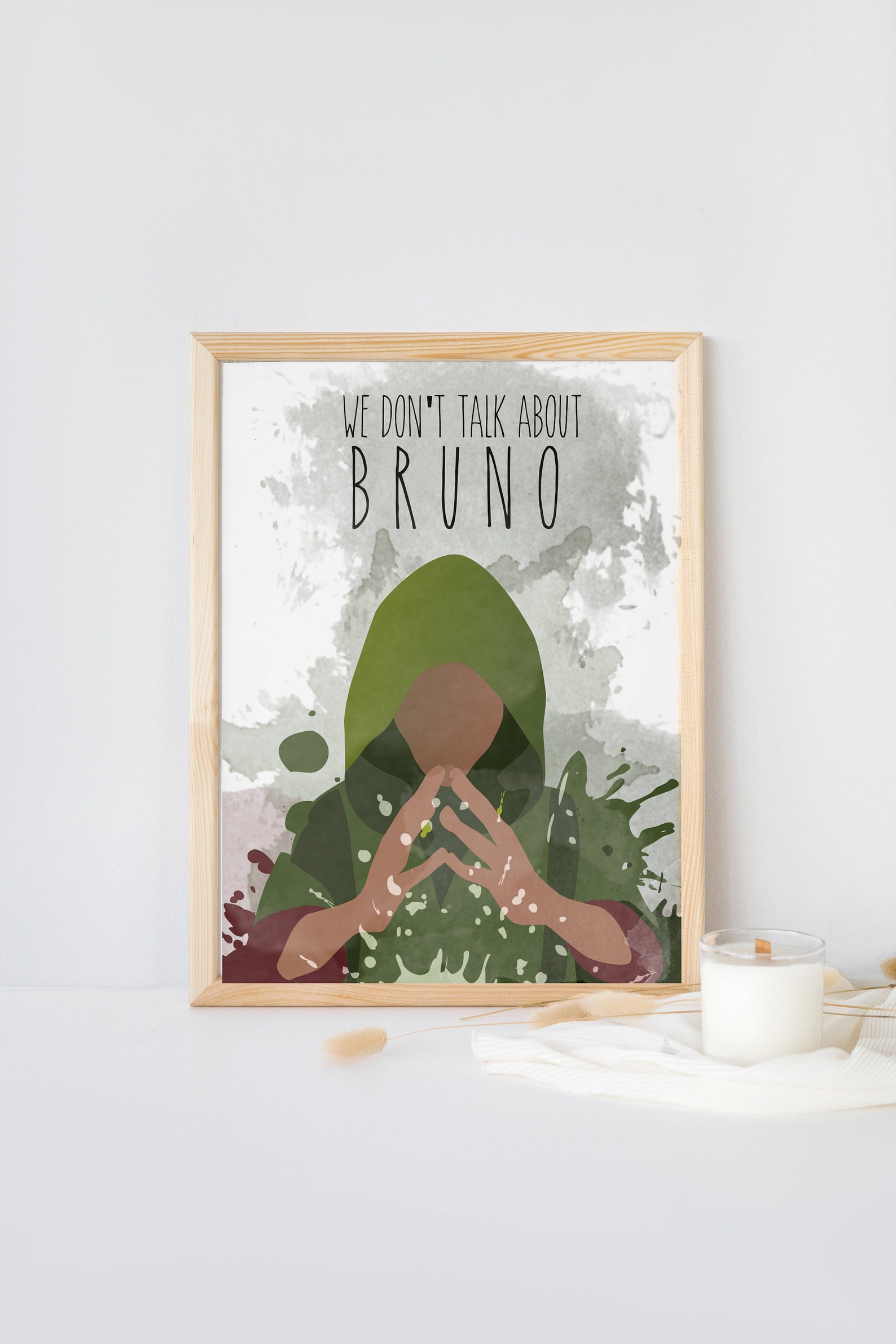Bruno Encanto Quote Watercolor Digital Art Print | Etsy