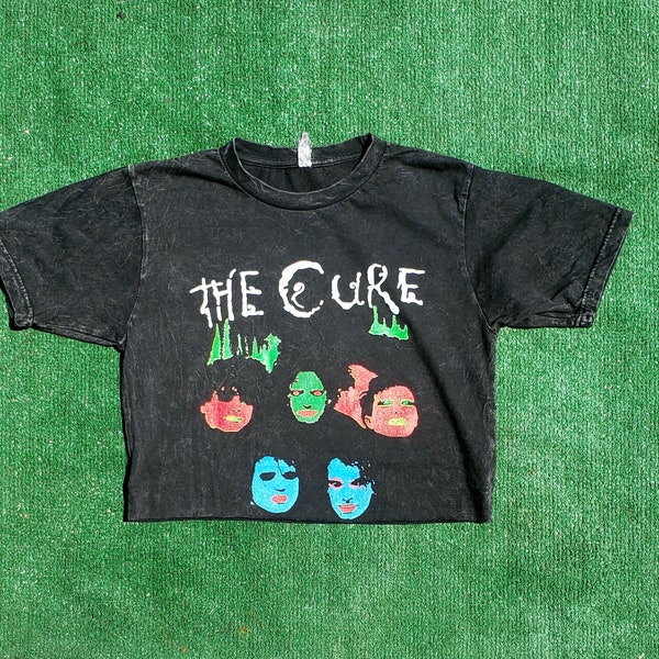 The Cure band cropped top shirt vintage style