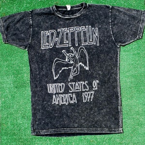 Led Zeppelin 1977 tour shirt vintage