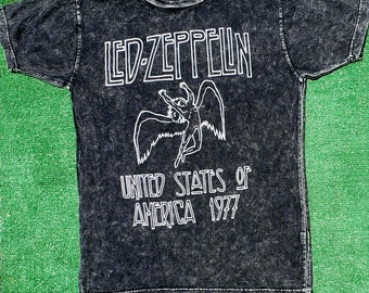 Led Zeppelin 1977 tour shirt vintage