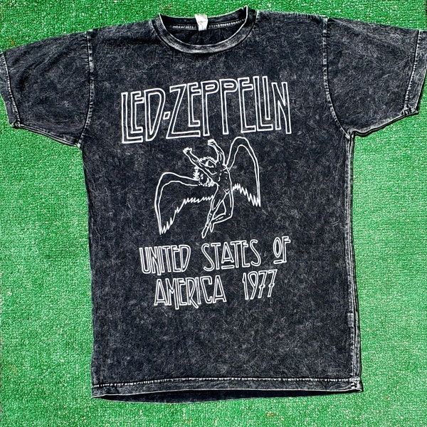 Led Zeppelin 1977 tour shirt vintage