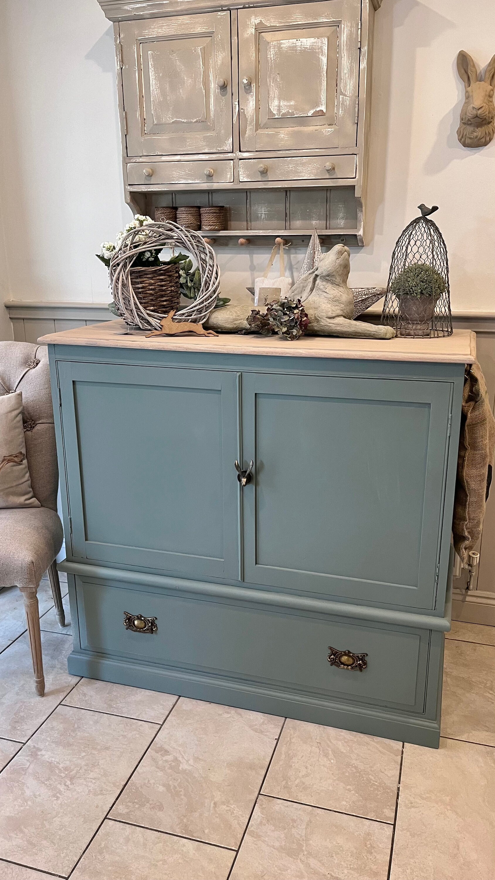 Vintage Linen Cupboard Storage Cupboard Etsy UK