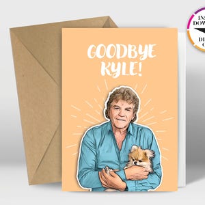 Verjaardagskaart direct downloaden | PDF-kaart | Echte huisvrouwen | Ken | Gemakkelijk afdrukken vanuit huis | Grappige kaarten