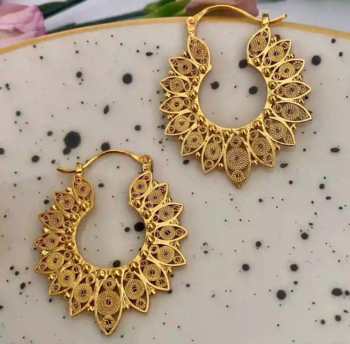 Marisol Earrings - Paisley Purple