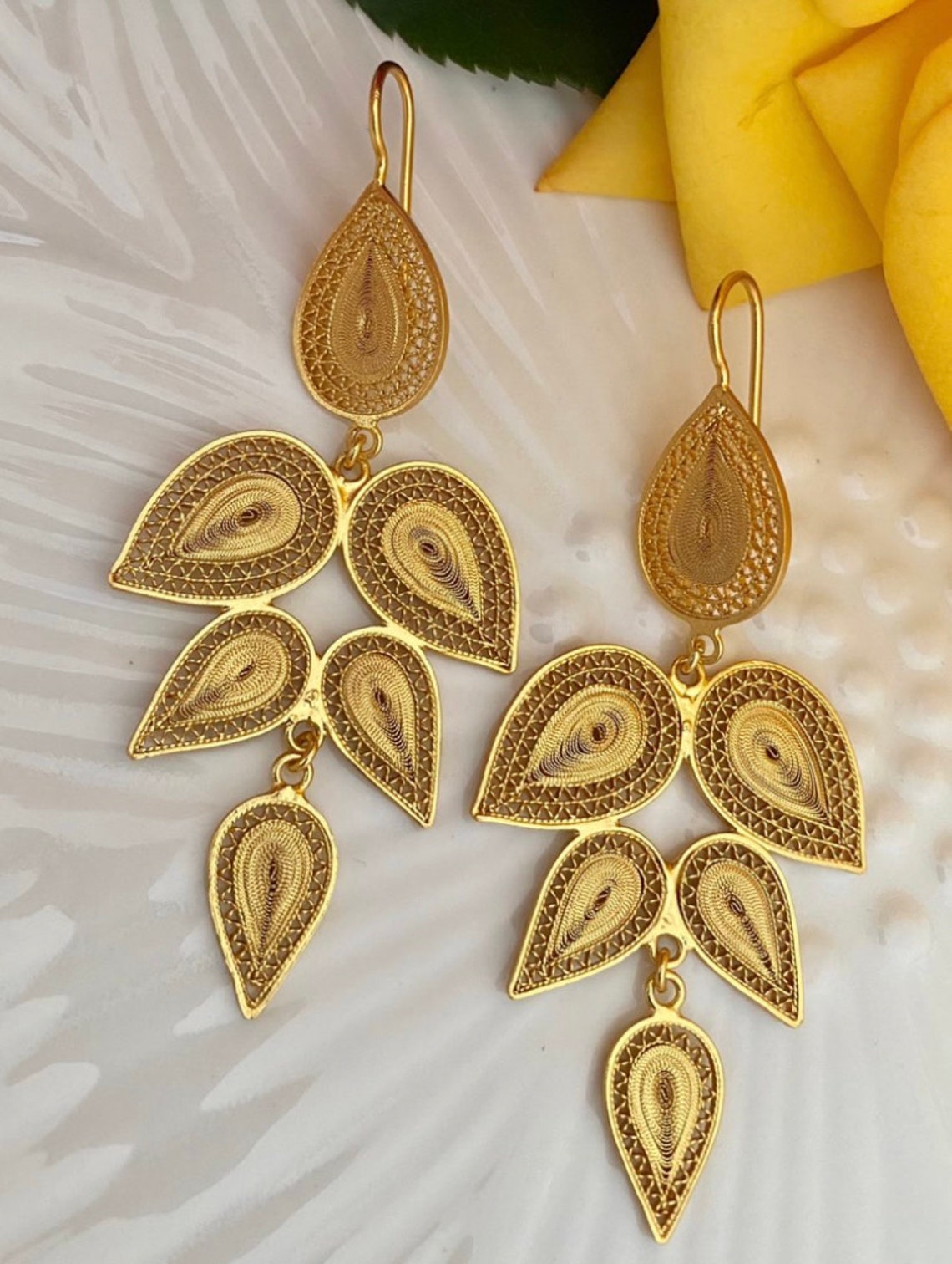Fenna Earrings Plated main image 1