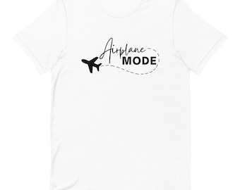 Travel Shirt, Vacation Shirt, Travel Lover, World Map Shirt, Airplane Mode Shirt, Wanderlust, Adventure Tee