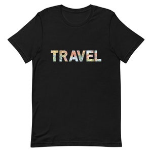 Reise Shirt Karte Shirt Abenteuer Shirt Reiseliebe Reise Geschenk Karte Geschenk