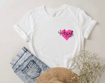 Hart Designs Small //Girls T-shirt// Daily Shirt// Graphic Tee for Girls