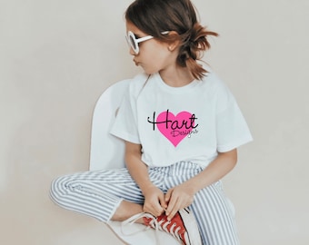 Hart Designs //Girls T-shirt// Daily Shirt// Graphic Tee for Girls