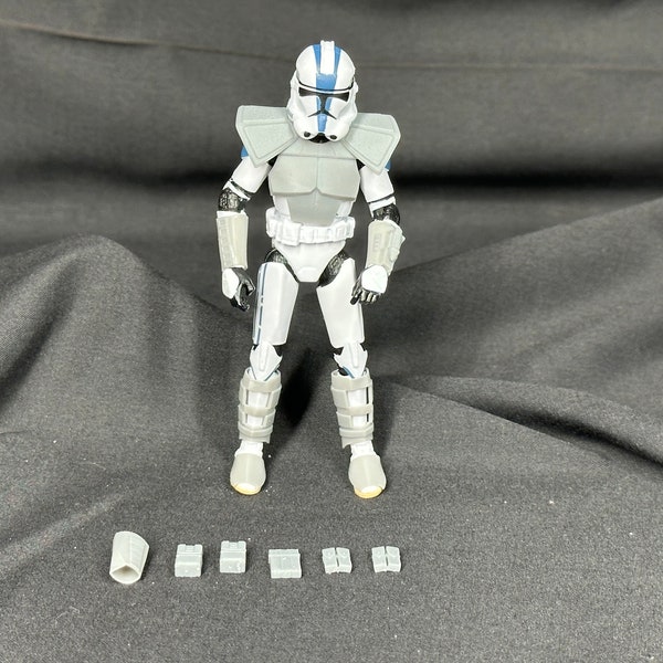 ARC Trooper Armor Kit - 1:18 Scale - 3D Printed - VC45 Style Upgrade Kit