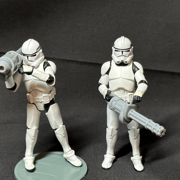 Clone Heavy Weapons - 1:18 Scale - Semi-Flex Resin - Budget3D