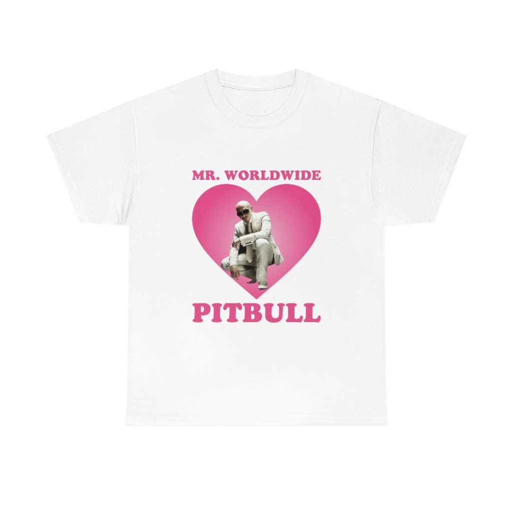 Discover Mr Worldwide Pitbull Hear T-Shirt