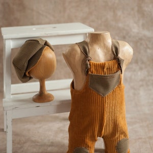 Sitter boy outfit photography props, boy costume for baby photo sessions, Baby boy photo prop, Sitter romper