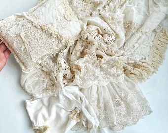 Boho beige girl outfit, romper bonnet Newborn lace set, boho props, boho halo headband, Newborn photography props