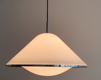 Guzzini Elpis Pendelleuchte / Meblo Guzzini / Space Age Deckenleuchte / Mid Century Lampe / 70er Jahre