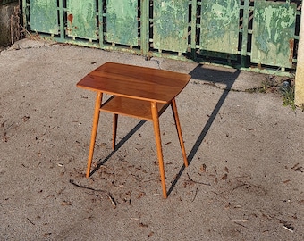 Retro side table / Made in Yugoslavia / MCM Side Table / Vintage Coffee table / Side Table With Magazine Rack / Console Table / '70s