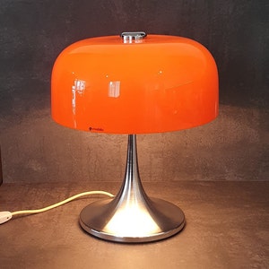 Meblo Guzzini Mid century Vintage Bedside Table Lamp / Medusa table lamp / vintage lamp/ 1970 / Mushroom lamp / Yugoslavia / Italy