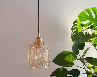 1 von 10 kleinen Hängelampen / MCM Leuchten / Leuchten mit Kabel / umverdrahtet Lampe / Vintage Deckenlampe / Made in Jugoslawien /60er Jahre
